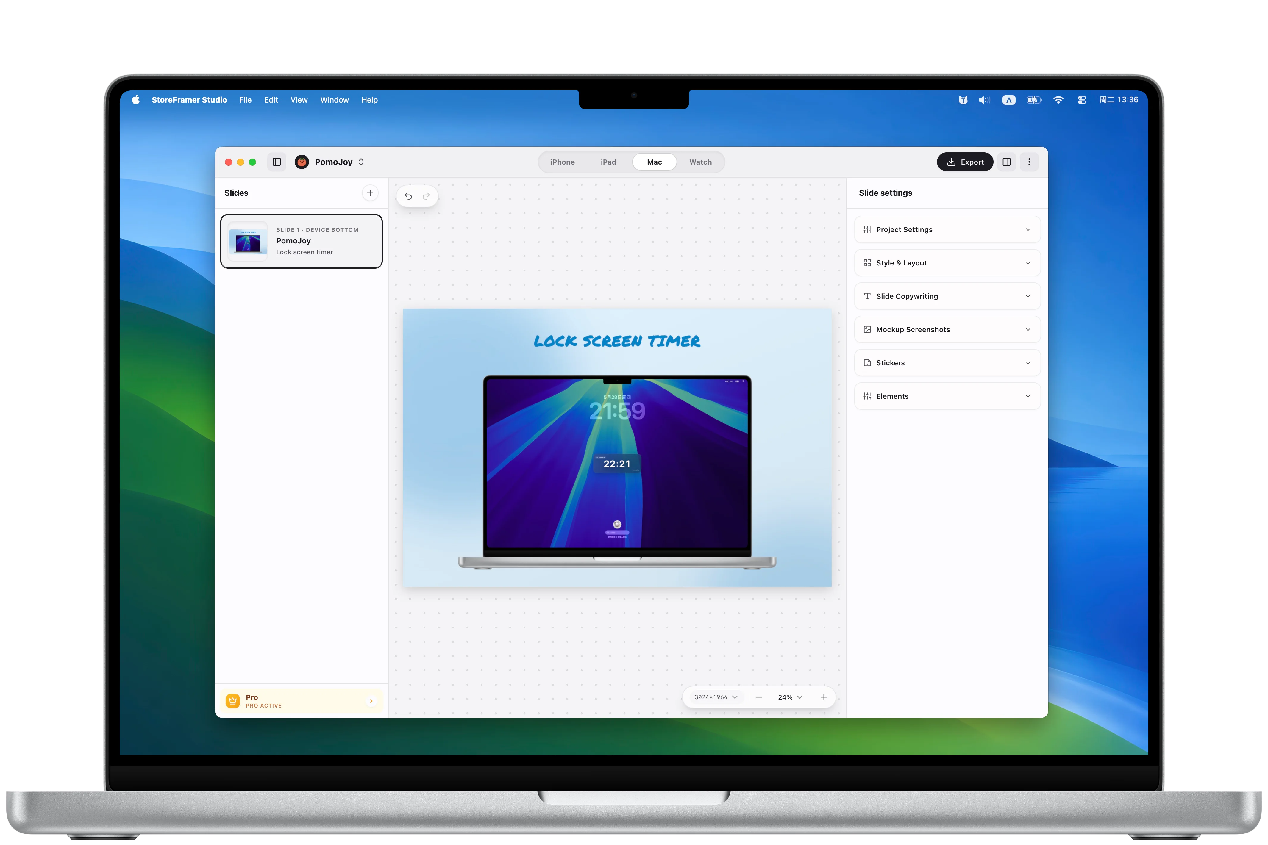 StoreFramer Studio Mac 截图编辑预览